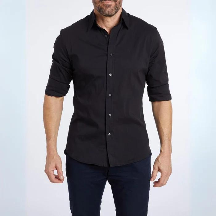 Elite - Anti-Knitter-Bluse mit Reißverschluss-Chaps Herrenmode