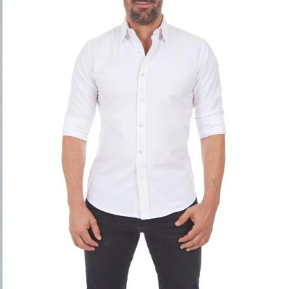 Elite - Anti-Knitter-Bluse mit Reißverschluss-Chaps Herrenmode