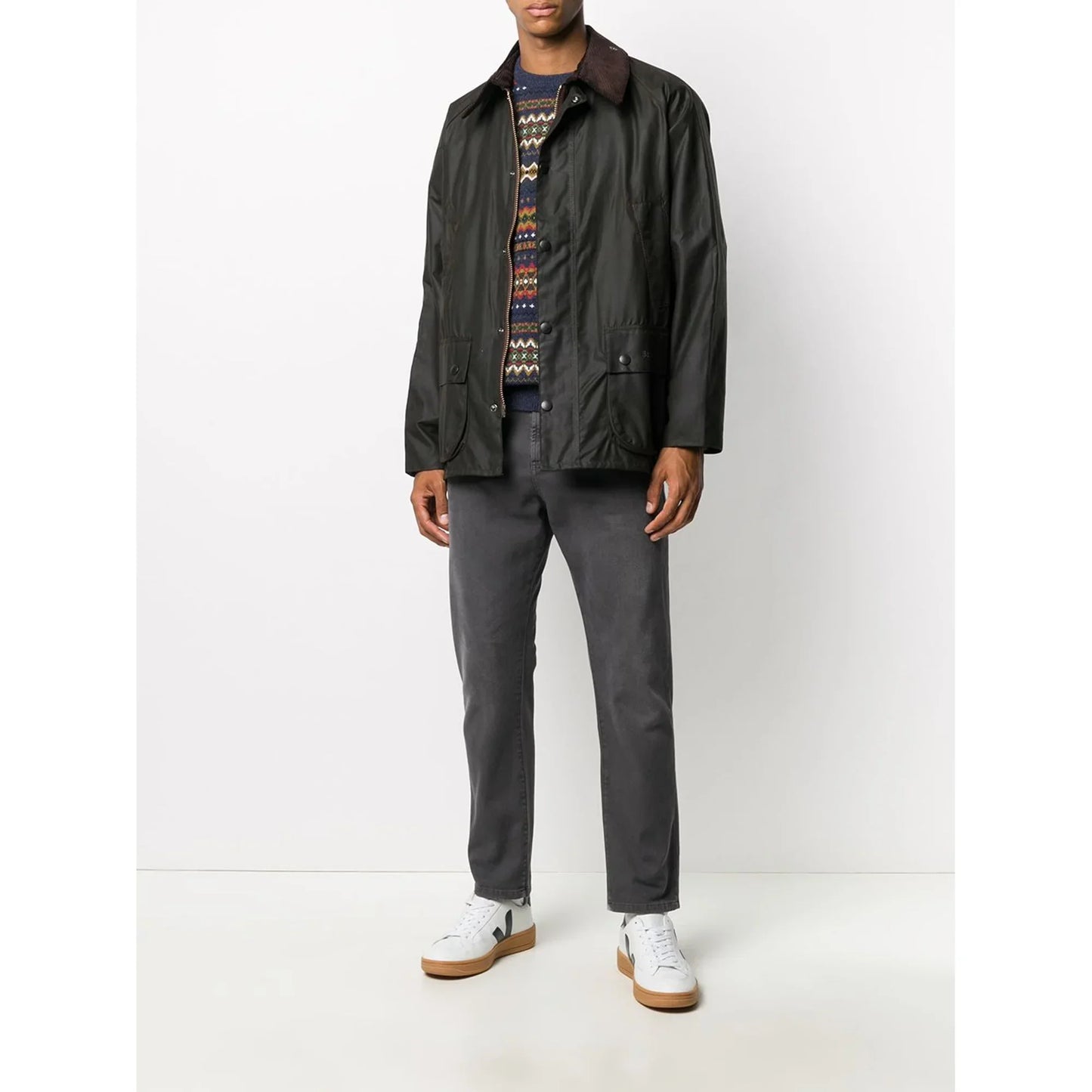 Feldjacke | Lockere Passform | Zip-Up | Cargo Jacke | Herrenjacke-Chaps Herrenmode