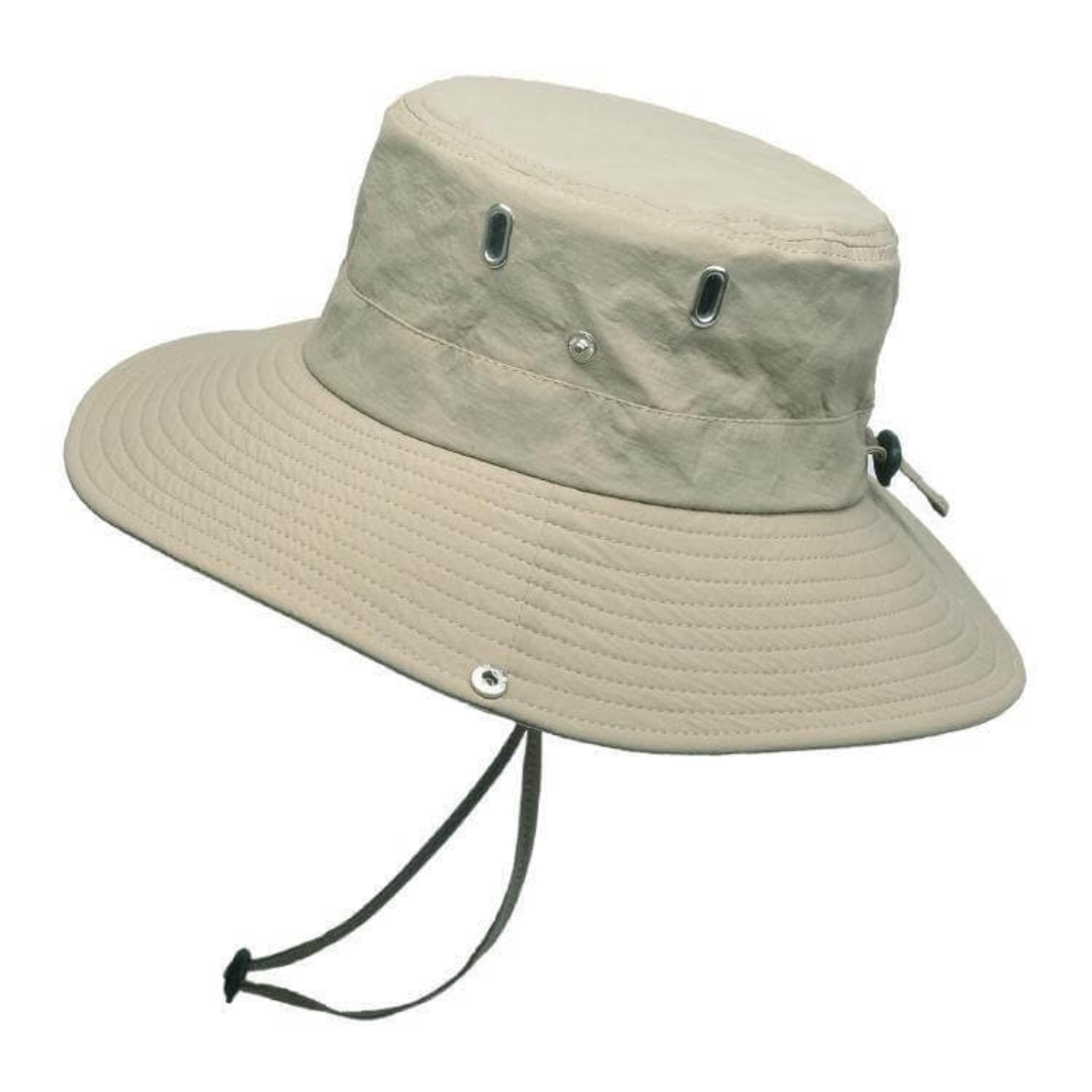 Fischerhut Bruno | Wasserabweisender Bucket Hat mit UV-Schutz-Beige-Chaps Herrenmode