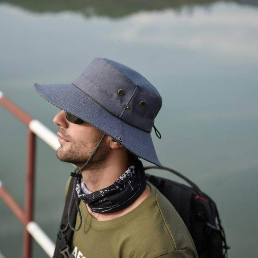 Fischerhut Bruno | Wasserabweisender Bucket Hat mit UV-Schutz-Chaps Herrenmode