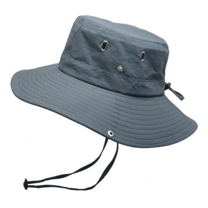 Fischerhut Bruno | Wasserabweisender Bucket Hat mit UV-Schutz-Dunkelgrau-Chaps Herrenmode