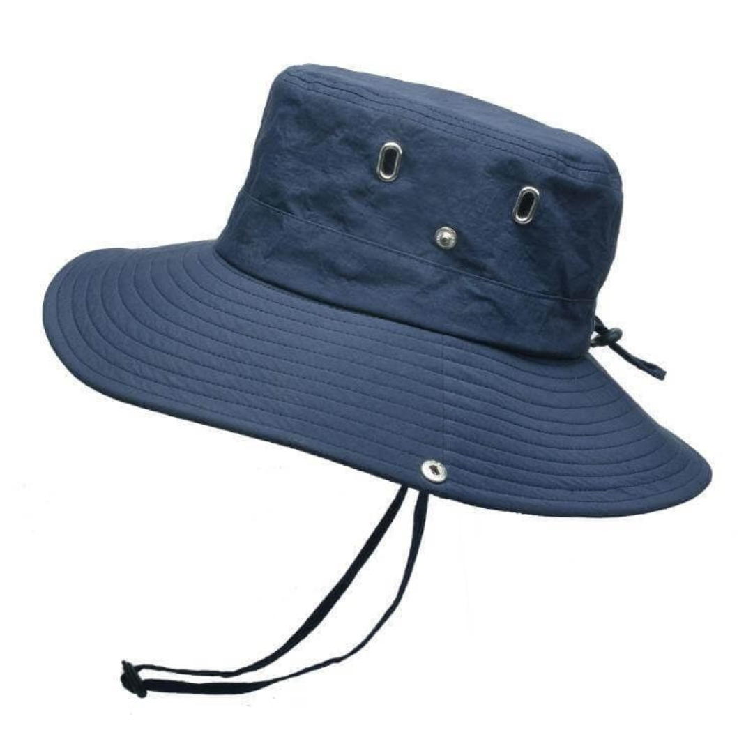 Fischerhut Bruno | Wasserabweisender Bucket Hat mit UV-Schutz-Marineblau-Chaps Herrenmode