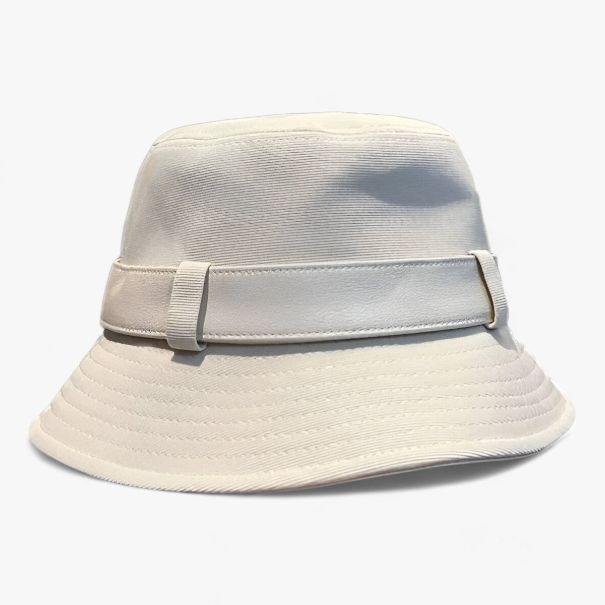 Fischerhut Nino | Lässiger Eimerhut für Herren-Beige Weiß-Chaps Herrenmode