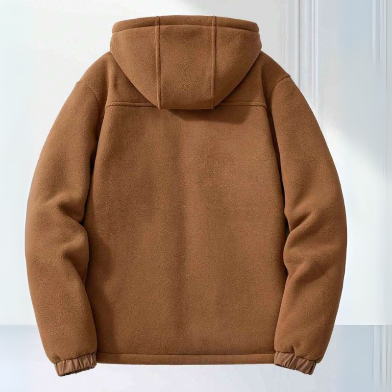 Fleecegefütterter Hoodie | Warm | Mit Reißverschluss | Winter-Hoodie | Herren-Hoodie-Chaps Herrenmode