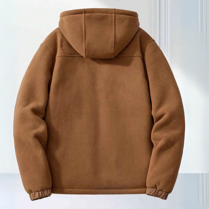 Fleecegefütterter Hoodie | Warm | Mit Reißverschluss | Winter-Hoodie | Herren-Hoodie-Chaps Herrenmode