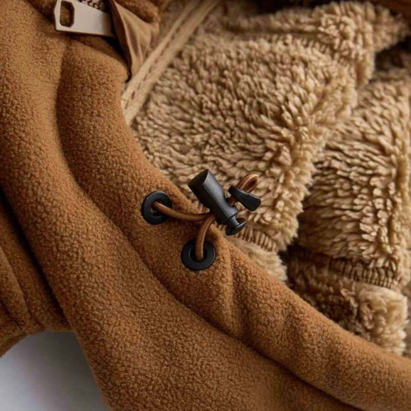 Fleecegefütterter Hoodie | Warm | Mit Reißverschluss | Winter-Hoodie | Herren-Hoodie-Chaps Herrenmode