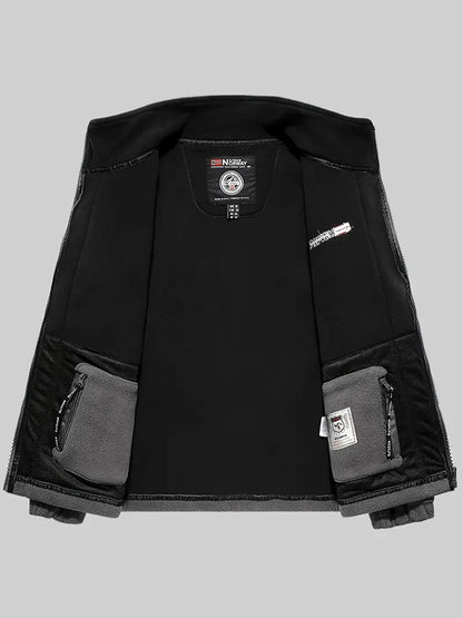 Fleecejacke | Outdoor | Winddicht | Fleece mit durchgehendem Reißverschluss | Winterjacken für Herren-Chaps Herrenmode