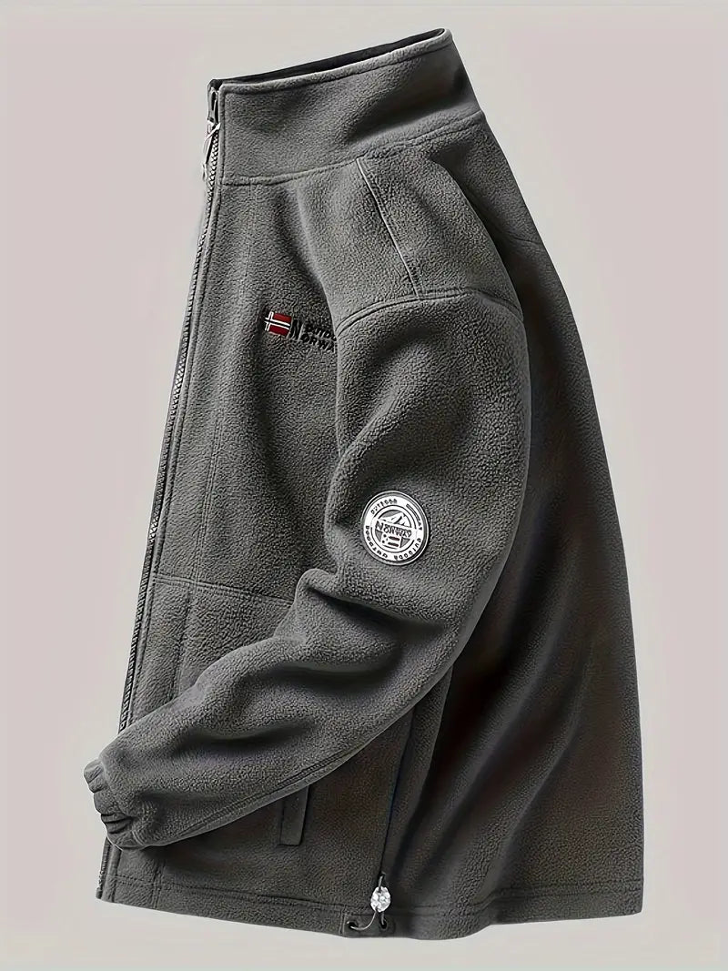Fleecejacke | Outdoor | Winddicht | Fleece mit durchgehendem Reißverschluss | Winterjacken für Herren-Chaps Herrenmode