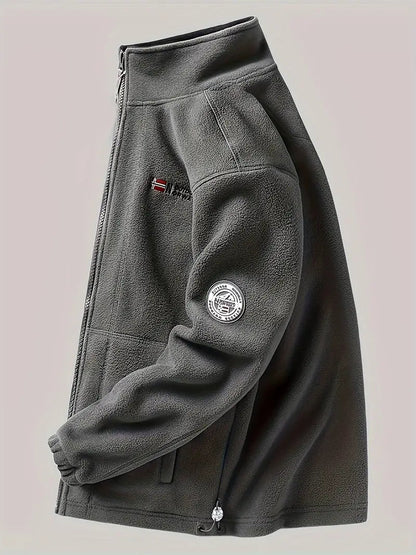 Fleecejacke | Outdoor | Winddicht | Fleece mit durchgehendem Reißverschluss | Winterjacken für Herren-Chaps Herrenmode
