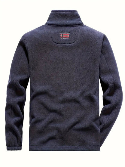 Fleecejacke | Outdoor | Winddicht | Fleece mit durchgehendem Reißverschluss | Winterjacken für Herren-Chaps Herrenmode