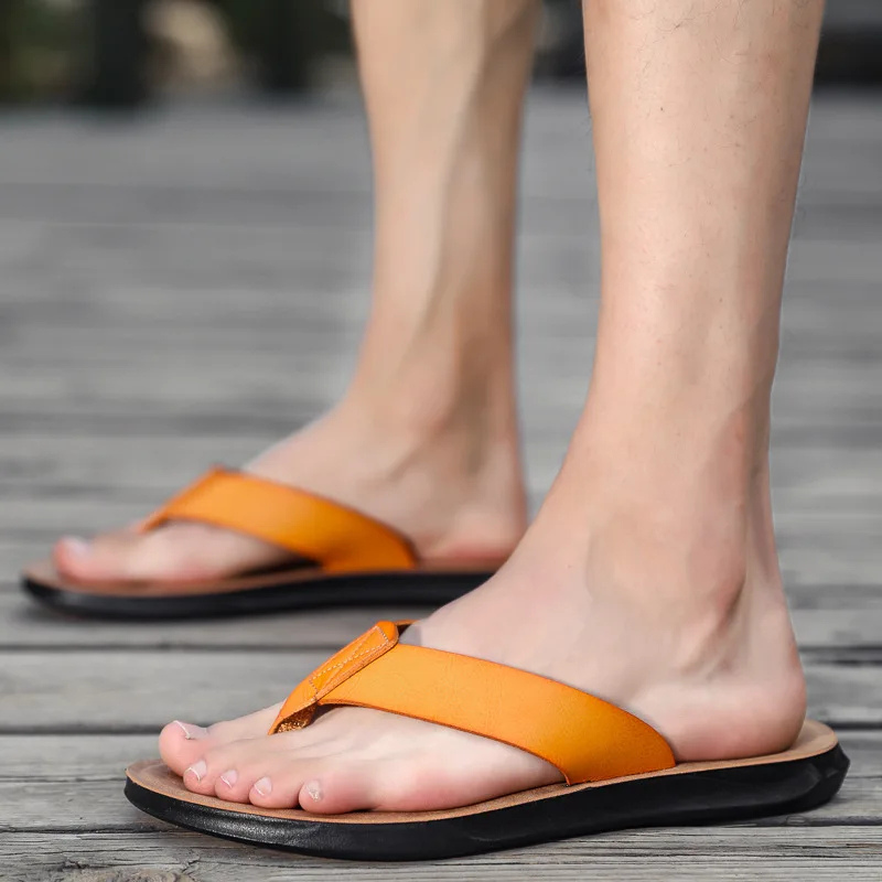 Flip Flops Piet | Klassische Zehentrenner für Herren-Chaps Herrenmode