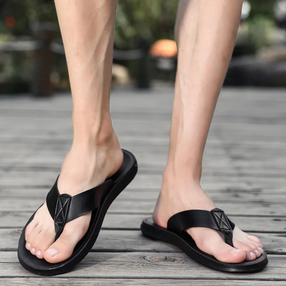 Flip Flops Piet | Klassische Zehentrenner für Herren-Chaps Herrenmode