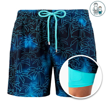 Florida Badeshorts-Palmen-S-Chaps Herrenmode