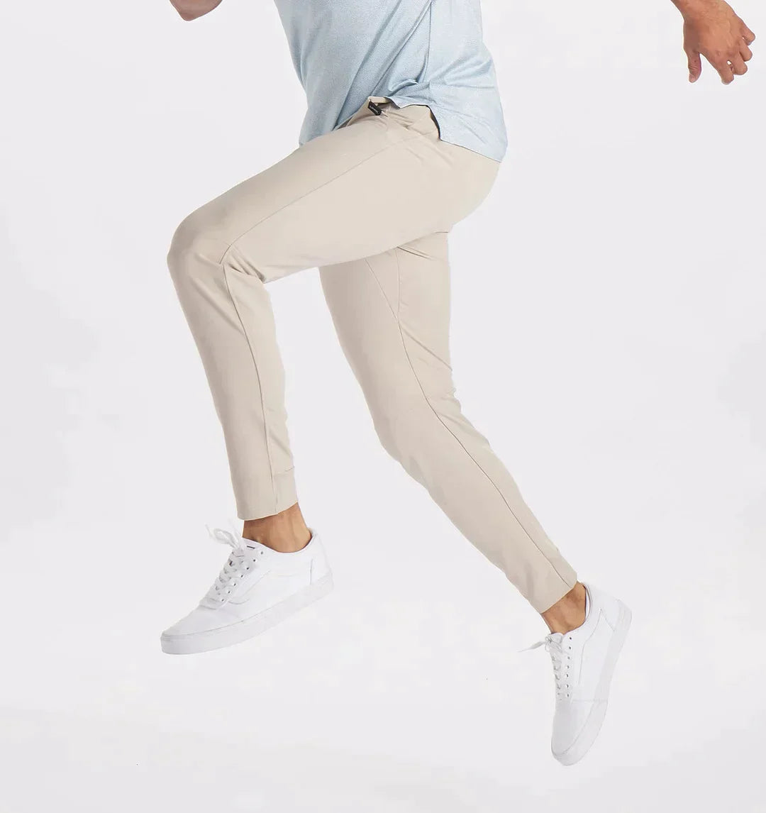 Freizeithosen | Kordelzug | Stretch | Slim Fit Jogger | Herrenhosen-Chaps Herrenmode