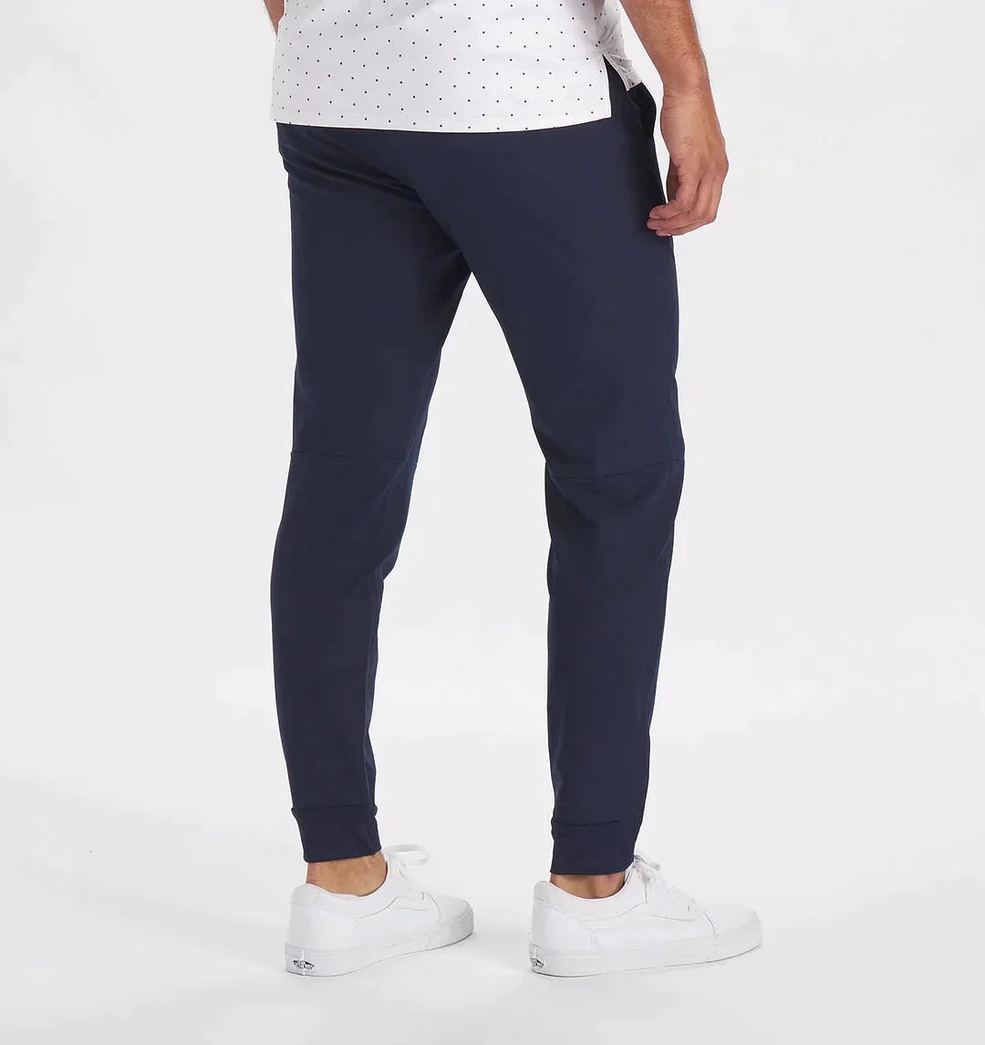 Freizeithosen | Kordelzug | Stretch | Slim Fit Jogger | Herrenhosen-Chaps Herrenmode