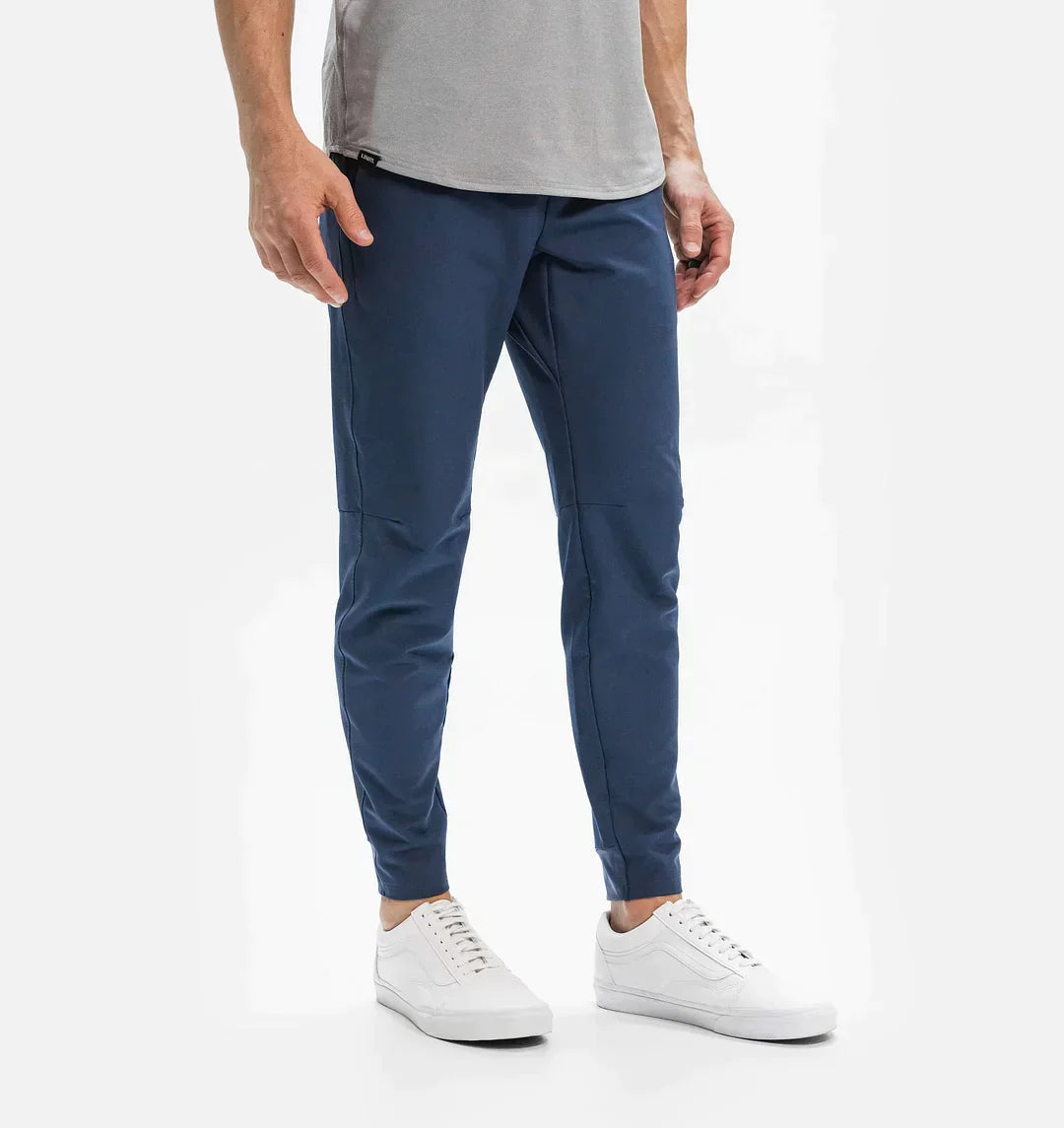 Freizeithosen | Kordelzug | Stretch | Slim Fit Jogger | Herrenhosen-Chaps Herrenmode