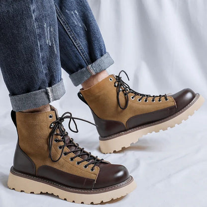 Haferlschuhe - Herren Leder Beige Oktoberfest-Chaps Herrenmode