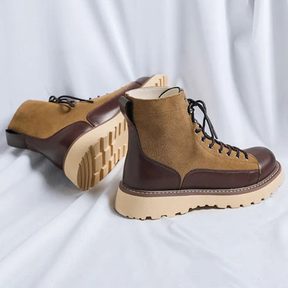 Haferlschuhe - Herren Leder Beige Oktoberfest-Chaps Herrenmode