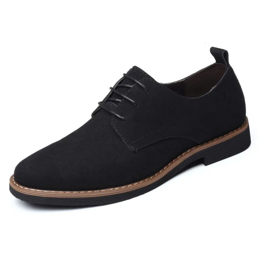 Haferlschuhe - Herren Wildleder Braun Oktoberfest-Schwarz-38-Chaps Herrenmode