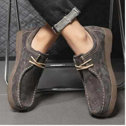 Haferlschuhe - Herren Wildleder Gelb Oktoberfest-Chaps Herrenmode