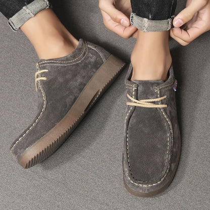 Haferlschuhe - Herren Wildleder Gelb Oktoberfest-Chaps Herrenmode