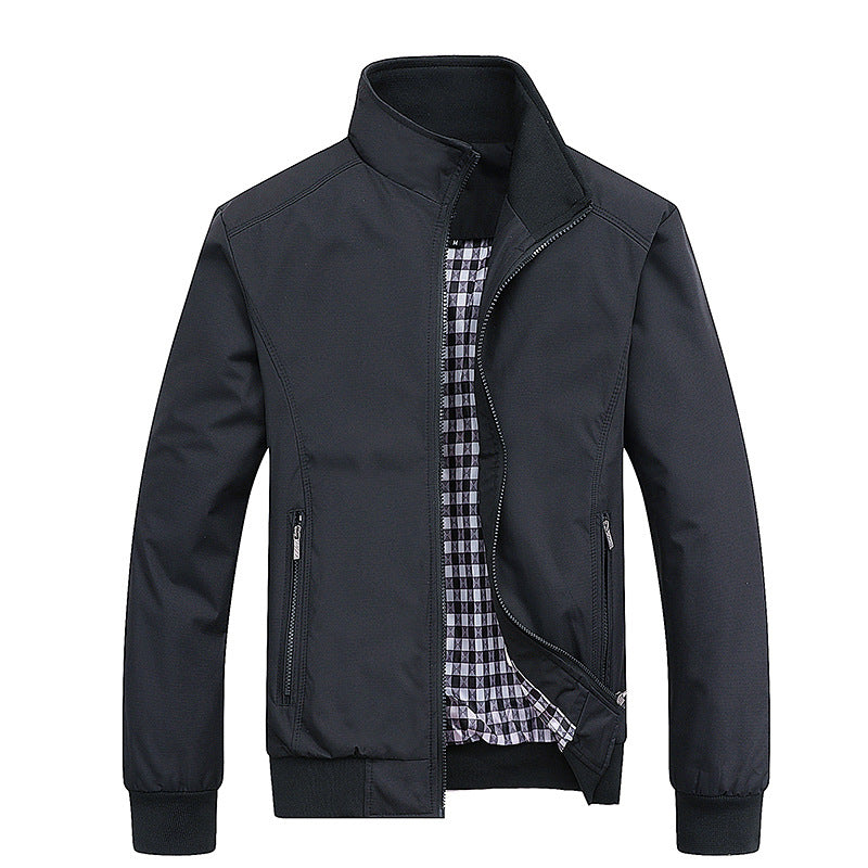 Harrington-Jacke | Mit Reißverschluss | Leicht | Winddicht | Herrenjacke-Chaps Herrenmode