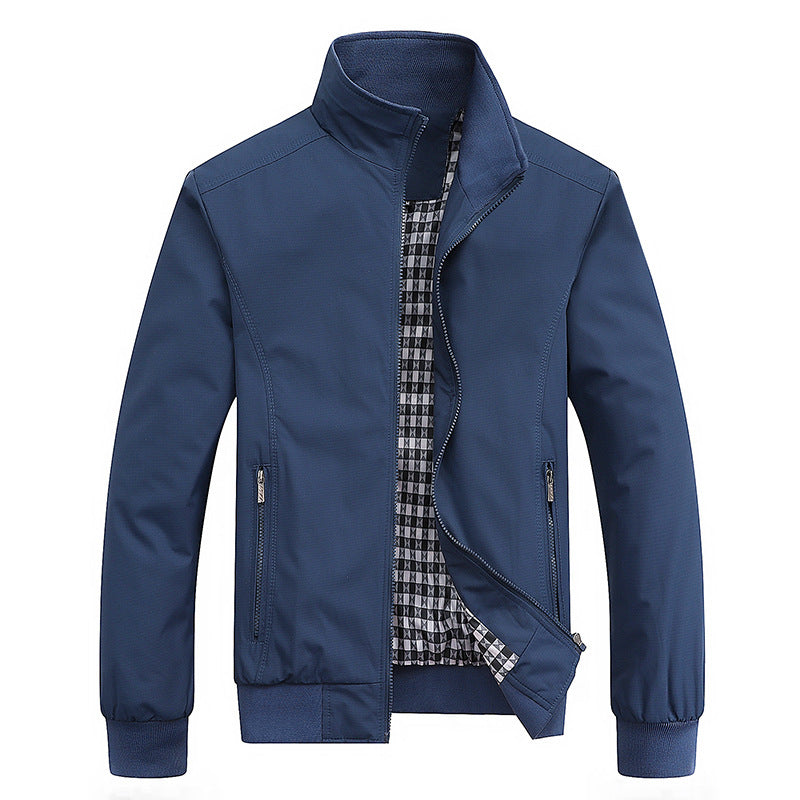 Harrington-Jacke | Mit Reißverschluss | Leicht | Winddicht | Herrenjacke-Chaps Herrenmode