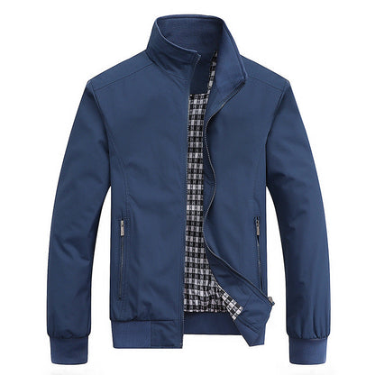 Harrington-Jacke | Mit Reißverschluss | Leicht | Winddicht | Herrenjacke-Chaps Herrenmode