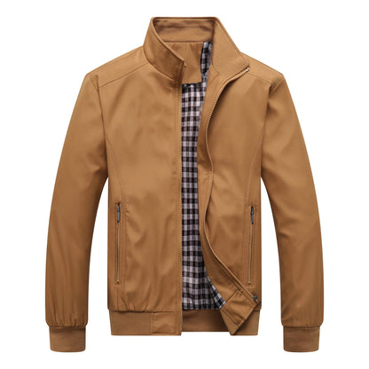 Harrington-Jacke | Mit Reißverschluss | Leicht | Winddicht | Herrenjacke-Chaps Herrenmode