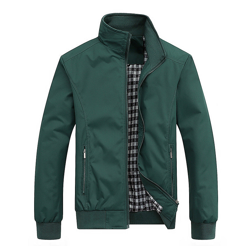 Harrington-Jacke | Mit Reißverschluss | Leicht | Winddicht | Herrenjacke-Chaps Herrenmode