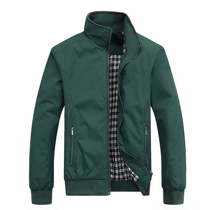 Harrington-Jacke | Mit Reißverschluss | Leicht | Winddicht | Herrenjacke-Chaps Herrenmode