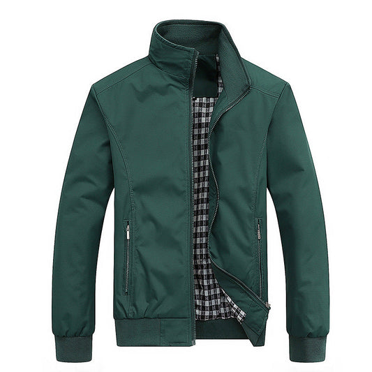 Harrington-Jacke | Mit Reißverschluss | Leicht | Winddicht | Herrenjacke-Chaps Herrenmode