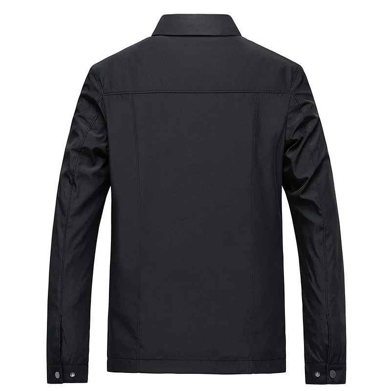 Harrington-Jacke – winddichte Herbstjacke mit Reißverschluss für Herren-Chaps Herrenmode