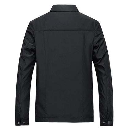 Harrington-Jacke – winddichte Herbstjacke mit Reißverschluss für Herren-Chaps Herrenmode