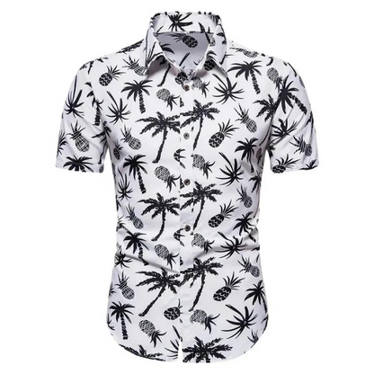 Hawaii-Polos-Weiß-S-Chaps Herrenmode