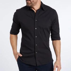 Hemd mit Knopfleiste | knitterfrei | Langarm | bügelfrei | Herrenbekleidung-Chaps Herrenmode