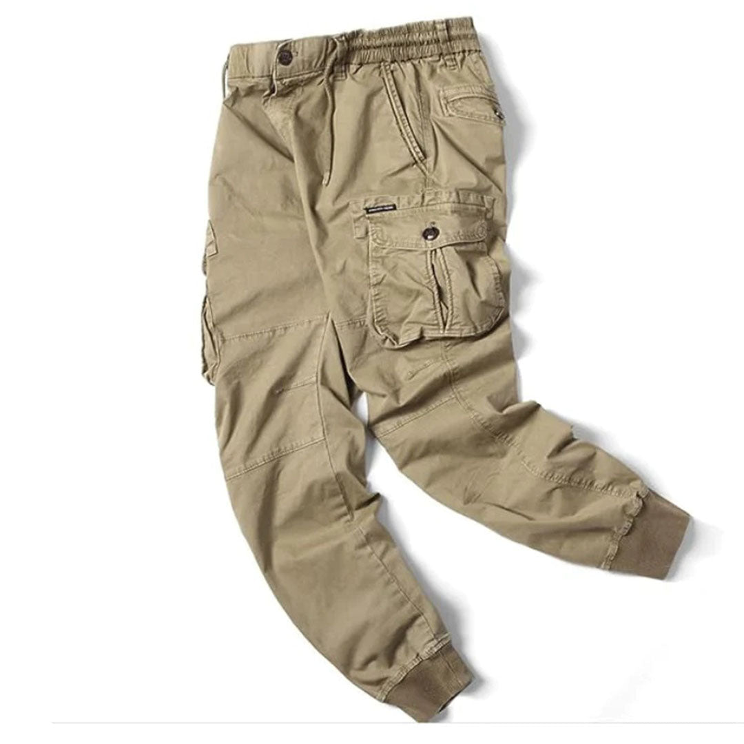Herren-Cargohosen | Kordelzug | Taschen | Cargohosen | Herrenhosen-Chaps Herrenmode