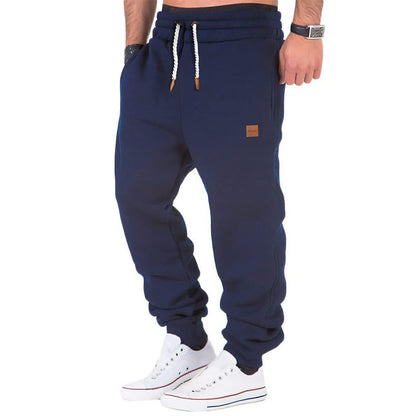 Herren Jogger - Drawstring - Baggy - Lounge Hose - Jogginghose-Marineblau-S-Chaps Herrenmode
