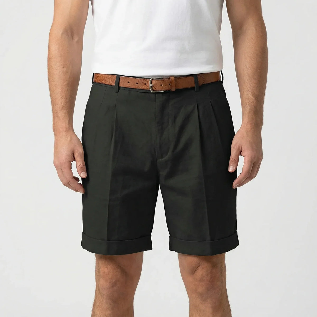 Herren Leinen Shorts | Baumwolle | Sommer | Leinen Shorts | Herren Shorts-Chaps Herrenmode