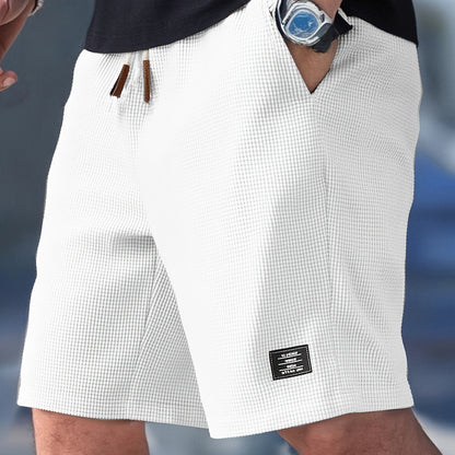 Herren-Shorts – Lässige Shorts mit Kordelzug und Taschen-Chaps Herrenmode