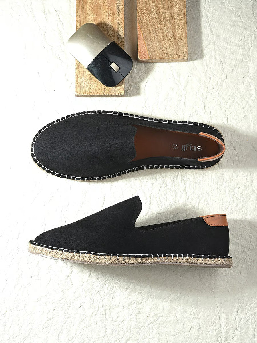 Herren Sommerschuhe - Flach - Slip-On - Leichte Schuhe - Herren Espadrilles-Chaps Herrenmode