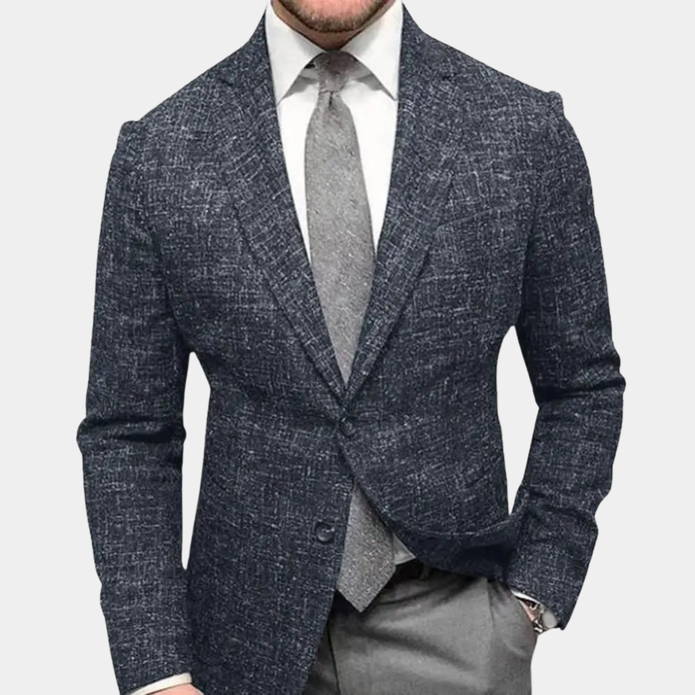 Herrenblazer | Stilvoll | Einreihig | Anzugjacke | Herrenbekleidung-Schwarz-M-Chaps Herrenmode