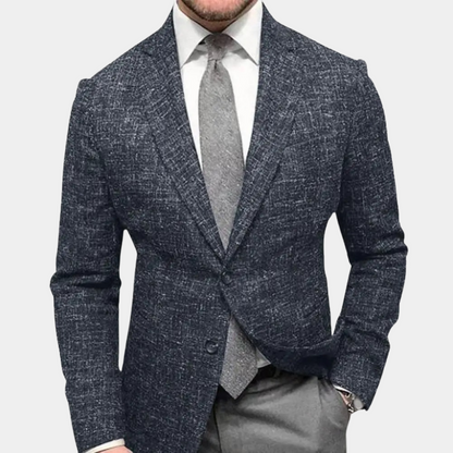 Herrenblazer | Stilvoll | Einreihig | Anzugjacke | Herrenbekleidung-Schwarz-M-Chaps Herrenmode