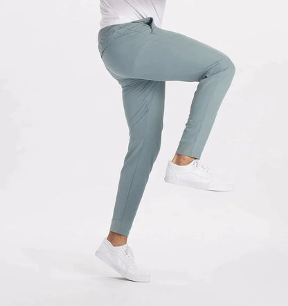 Herrenhosen - Kordelzug - Elastische Taille - Stretchhosen - Slim Fit Jogger-Chaps Herrenmode