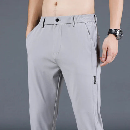 Herrenhosen – elastischer Bund – schmale Passform – Freizeithosen – Stretchhosen-Chaps Herrenmode