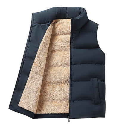 Herrenweste | Ärmellos | Zip-Up | Pufferweste | Herrenweste-Marineblau-M-Chaps Herrenmode