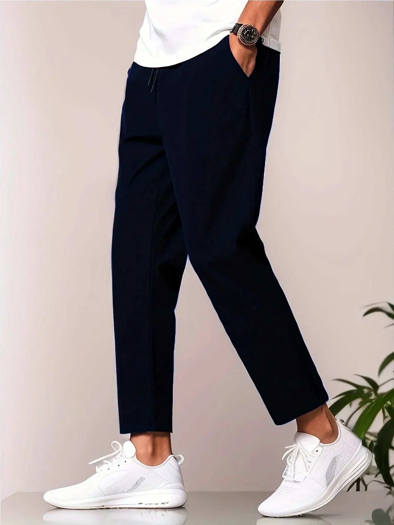 Hose mit Kordelzug – Freizeit-Hose für Herren, schnell trocknend-Chaps Herrenmode