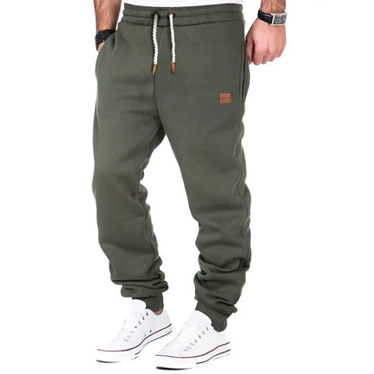 Jogginghose für Herren | Kordelzug | Baggy | Jogginghose | Jogginghose für Herren-Grün-S-Chaps Herrenmode