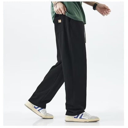 Jogginghose mit geradem Bein – Lässige Freizeithose mit Kordelzug für Männer-Chaps Herrenmode